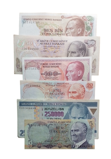 6 Adet Koleksiyon Kağıt Para Koleksiyon Başlangıç Setleri Ssas4