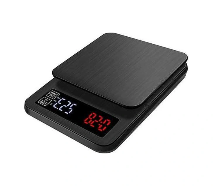 Tongxida Dijital Mini Terazi 10kg 0.1g Lcd Arkadan Aydınlatmalı Cep Elektrikli Ağırlık Gramları Siyah Siyah