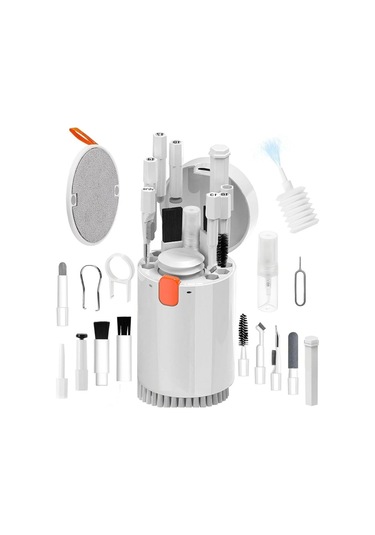 20 Parça Çok Fonksiyonlu Bilgisayar Temizleme Seti Klavye Cep Telefonu Kablosuz Kulaklık Temizleme K Çok Renkli