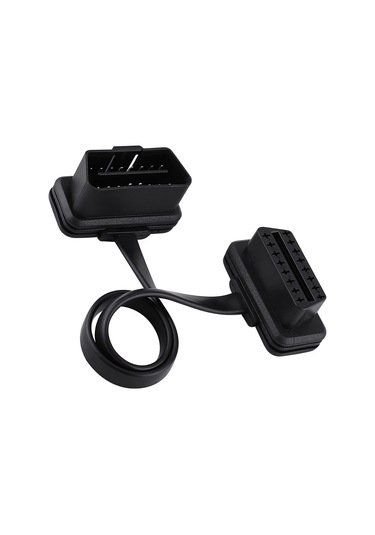 Konesam Obd2 16 Pin Ertelenme Kablosu 30cm - Erkek'den Dişiye, Araç Tanı Aletleri İçin Uzun Uzaklıkta Kullanım, Dayanıklı Abs Malzeme