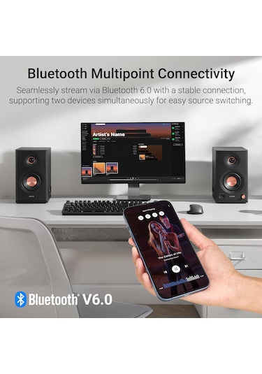 Edifier Mr5 Tri-amped Powered Stüdyo Monitör Hoparlörü 110w Rms