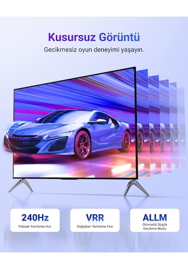 Ugreen 8k Hdmı Görüntü Aktarma Kablosu, 3 Metre, 40181