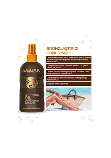 Bebak Bronzlaştırıcı Yağ 150 ML