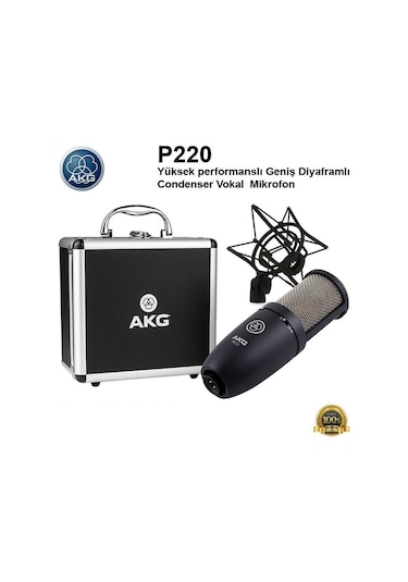 Akg P220 Condenser Vokal Mikrofon
