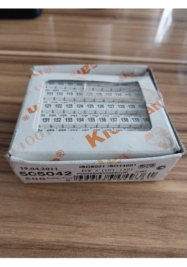 Klemsan 5x5 Baskılı etiket (101-150)