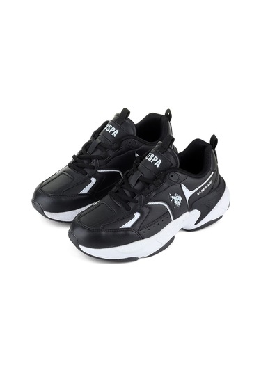 U.S. Polo Assn. Isabella Cilt Kadın Spor Ayakkabı Siyah