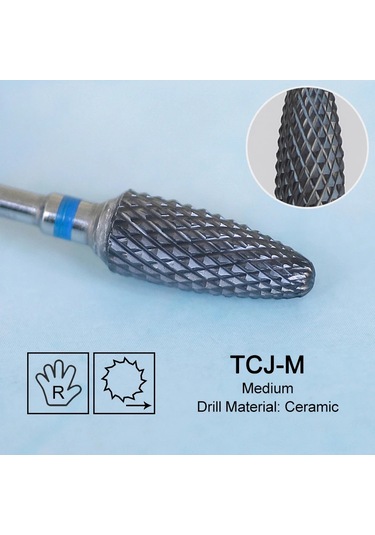 Seramik Freze Kesici Alev Karbür Tırnak Matkap Uçları Pembe Jel Sökücü Elektrikli Makine Matkaplar Parlatma Soyma Çivi Sanat Araçları Derin Mavi