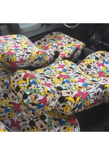 Mickey Mause Servıs Kılıfı %100 Pamuk Penye Universal