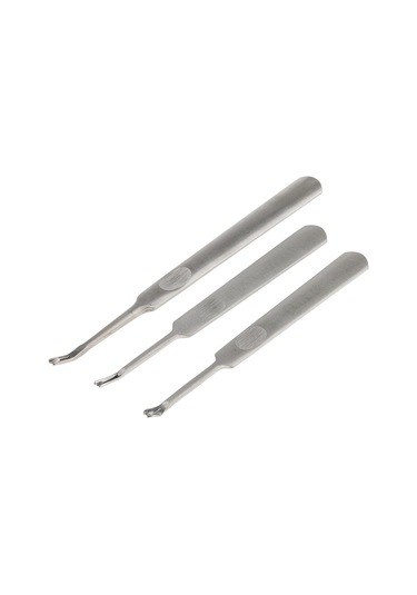 Suntek 3 Parça U V Şekilli Dikiş Groover Skiving Kenar Deri El