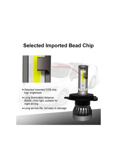 6000lm Led Far Toyota Kia Nissan Opel Otomatik Lamba Ampulü Araba Led Işık H4 H7 H11 9005 9006 Hb3 Hb4 H1 Otomobil 9006