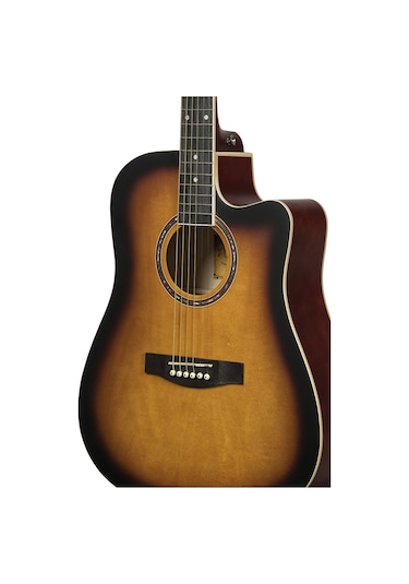 Zoppran Aczp100Sb Sunburst Akustik Gitar
