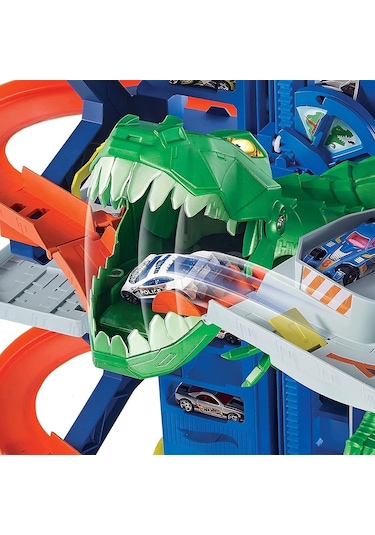 Gjl14 Hot Wheels Robotik T-Rex Ultimate  Garaj