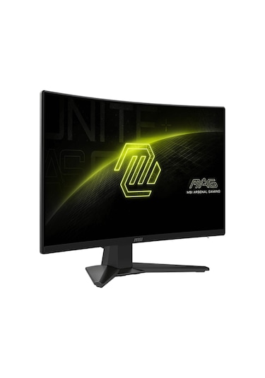 Msı Mag 242c 23.6" 180hz 1ms Hdmı Dp Adaptive Sync Hdr Ready Fhd Va Curved 1500r Gaming Monitör