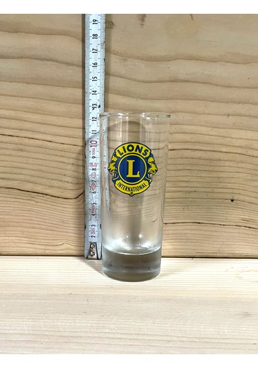 1 Adet Lions İnternational Yazılı Bardak Rakı Bardağı