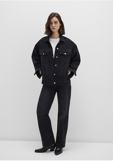 Mavi - Luna 90lar Koyu Gri Jean Ceket 1110177-90547 Antrasit