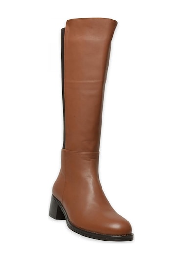 Mammamia D24kc-5035 Günlük Taba Kadın Çizme Taba