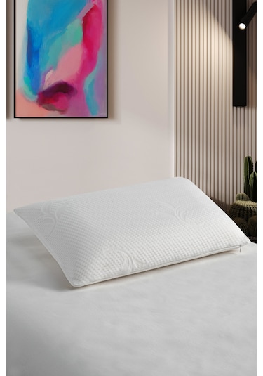 Pierre Cardin Visco Yastık Klasik 50x30 Beyaz