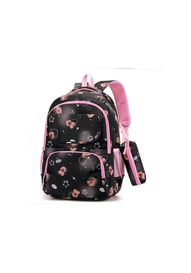 Szypzstore Capibara Seyahat Büyük Kapasiteli Sırt Çantası Kızlar Için Ortaokul Öğrencileri Için Günlük Okul Çantası Ortaokul Xpxm9p Siyah - Sarı