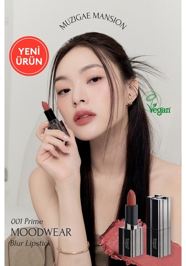 Muzıgae Mansıon Moodwear Blur Lipstick 001 Prime 001 Prime
