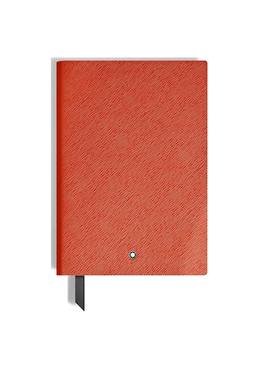 Montblanc Sartorial Deri Orta Boy Defter 137137 Turuncu