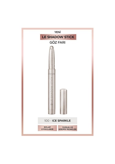 L'Oréal Paris Le Shadow Stick Göz Farı 100 Ice Sparkle