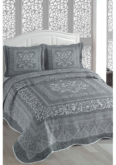 Holly Çift Kişilik Kapitone Yatak Örtüsü