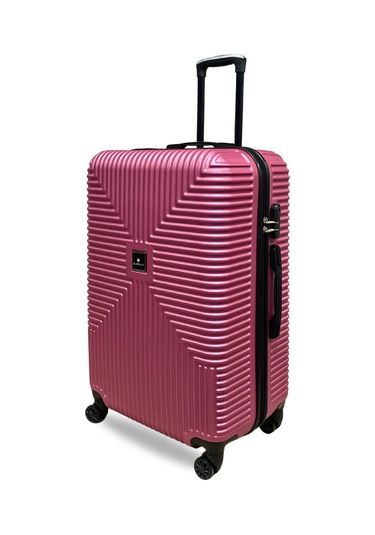 Anhelo Bowtie Abs Büyük Boy Valiz Pembe