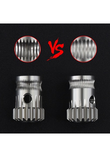 Xiyyadms 3d Yazıcı Aksesuarı Bmg İki Tekerlekli Ekstrüzyon Dişlisi Geliştirilmiş Sürüm - Tapa Sız - Tekli Paket - 1.75mm Filament Uyumlu - Hassas Ve Sabit Ekstrüzyon