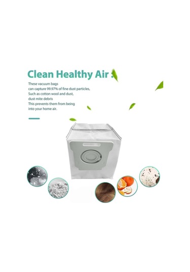 I7+ I7 Plus I3 E5 E6 E7 S9 S9+ Robot Aktif Karbon Elektrikli Süpürge Torbası Elektrikli Süpürge Aksesuarları İçin 6 Adet