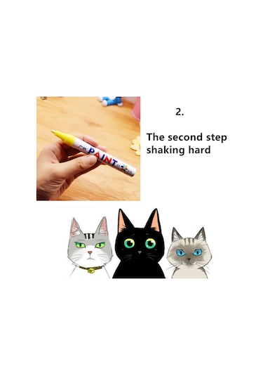 Padalink "kalıcı Ve Kokusuz Araç Çizik Tamir Kalemi - 12 Renk Seçeneği İle Portatif Boya Markör"