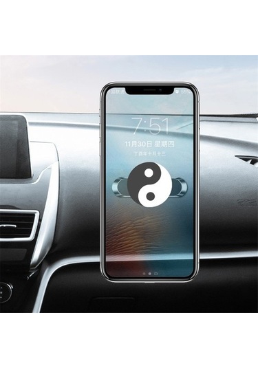 Muduan 18 Metal Plaka Disk Mıknatıslı Araç Telefonu Tutucu Sac Demir Etiket Manyetik Cep Telefon Tutucu Araç Montaj Standı Renkli Direksiyon Kmhtrk