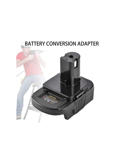 Maiyame Dw Ve Mıl 20v/18v Lityum Piline Uyumlu Dm18rl Çevirici, Usb Portlu Adaptör