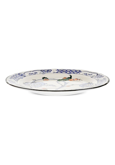Karaca x Ömür Akkor İznik Hatai Servis Tabağı 26 cm