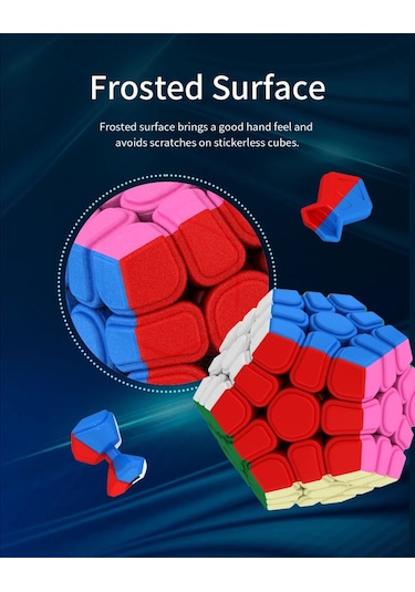 Moyu Megaminx Magnetic Cube - Mıknatıslı Stickersız Akıl Zeka Rübik Küp