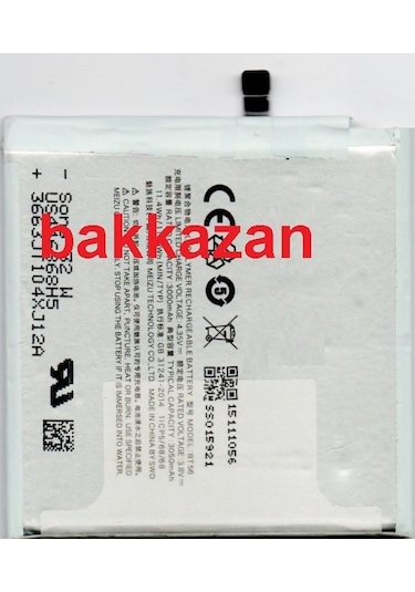 Meizu Mx5 Pro Bt56 Batarya Pil