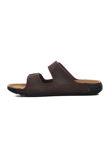 Kahve Erkek Terlik Ayakmod 66.001 M Kahve Kahverengi