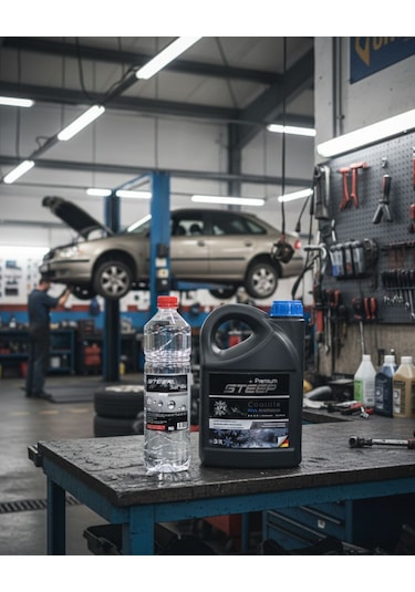 Steep Coollife Antifriz -37 Derece Mavi 3 Lt Pure Water Saf Su 1 Lt Mavi