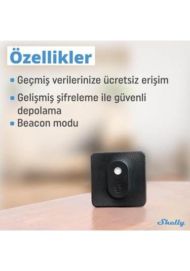 Shelly Blu H&t Siyah Bluetooth Sıcaklık Ve Nem Sensörü