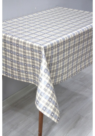 Astarlı Silinebilir Pvc Muşamba Masa Örtüsü C57-5-kahve