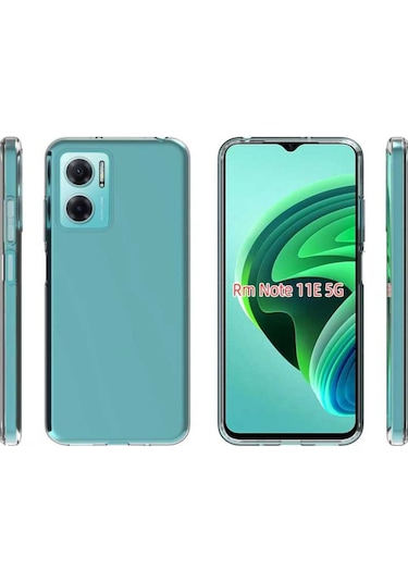 Xiaomi Redmi Note 11E Kilif Seffaf Ince Esnek Süper Silikon 560545463