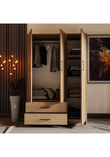 3506 GRANDE MODERN 3 KAPILI GARDROP SEPET