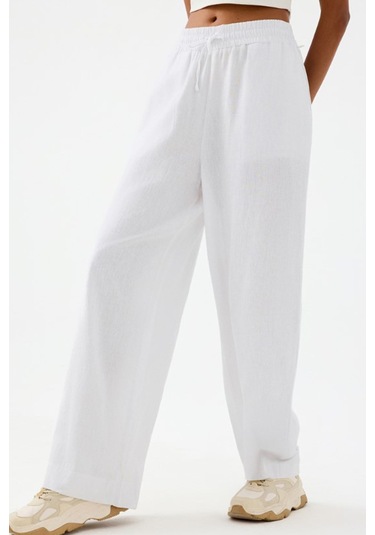 Loft Kadın Pantolon Beyaz