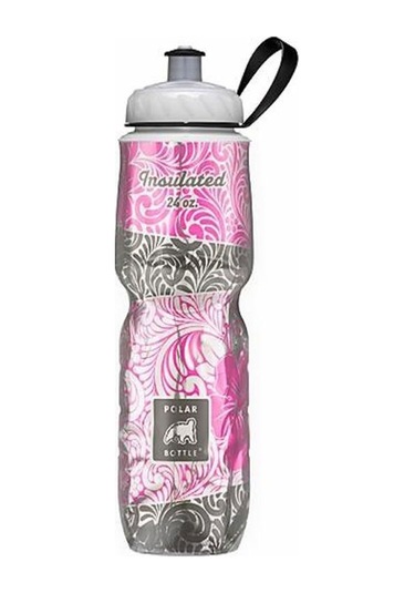 Polar Bottle Insulated Graphic Termos 0.70 L-Pembe-Gri Gri - Pembe