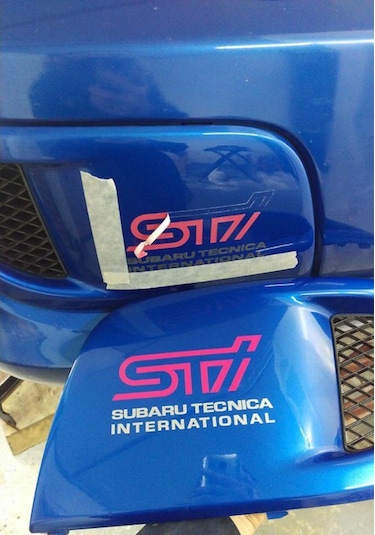 Sti Subaru Sis Sticker Paketi Subaru Tecnica Stickeri