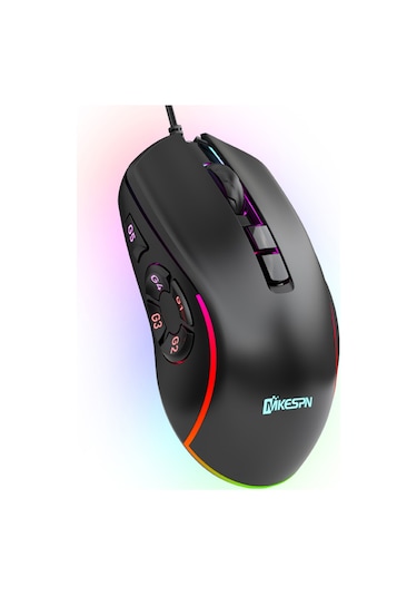 Geeroyoo "7200dpı Rgb Aydınlatmalı 10 Programlanabilir Düğmeli Profesyonel Oyun Faresi" 001
