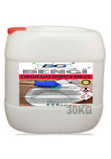 Çamaşır Suyu Aromatik Kokulu 30 Kg Tekli