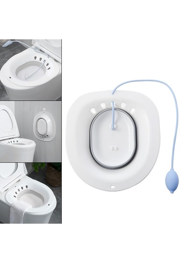 Suntek Sitz Banyo Yıkama Kalça Lavabo Katlanır Gri+sifon