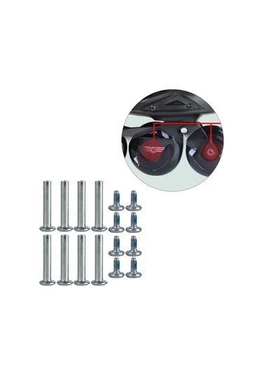 Homyl Satır Içi Paten Vidası Dıy Onarma Söz Konusu 8-set-42mm 8 Set 42mm Çok Renkli