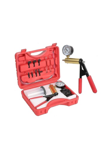 Motosiklet Fren Hava Alma Kiti Fren Sıvısı Hava Alma Aletleri El Tipi Vakum Pompası Test Cihazı