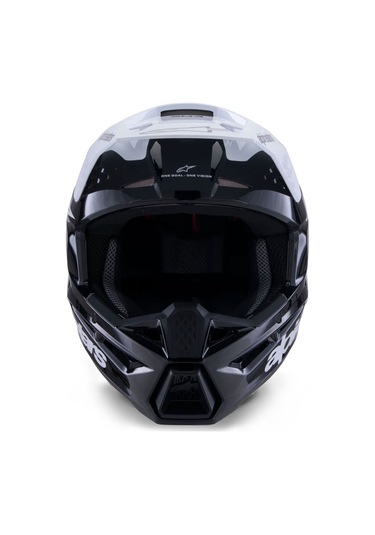 Alpinestars Sm3 Radium Off-Road Cross Kaskı Beyaz - Gri - Siyah